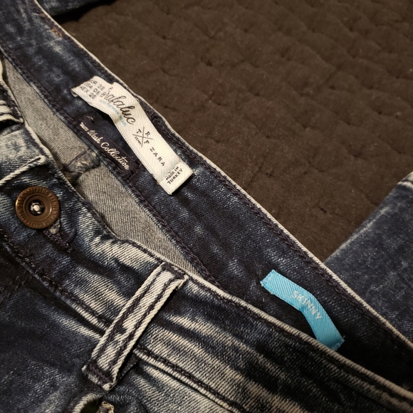 Zara Uniquely Dyed Skinny Jeans - Picture 5 of 10